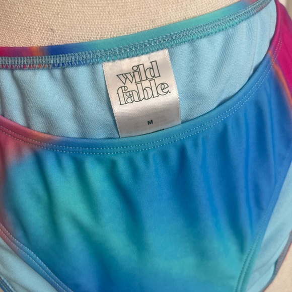 Wild Fable Tie Dye Bikini with Matching Mesh Cover Up - size medium - Picture 9 of 15